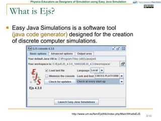 Physics Educators as Designers of Simulation using Easy Java Simulation ...