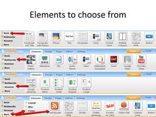 Elements to choose from
