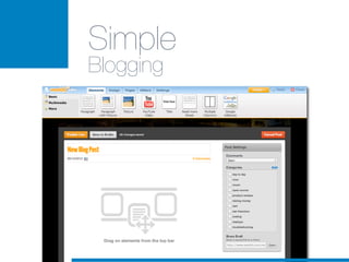 Simple
Blogging
 