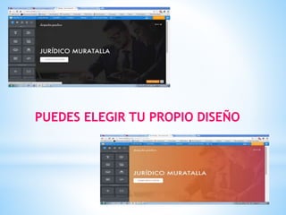 PUEDES ELEGIR TU PROPIO DISEÑO