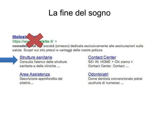 La fine del sogno
 