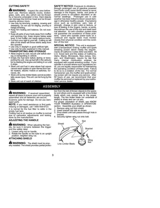 Weed Eater Trimmer User Manual | PDF