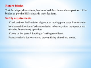 Blade Inspection Instructions.pdf Testing of manual and power Weeder | PPTX