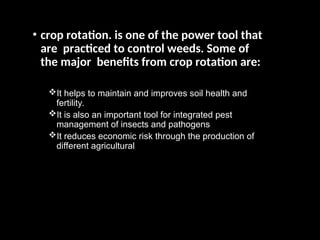 WEED MANAGEMENT METHODS AND INTEGRATED WEED MANAGEMENT.ppt