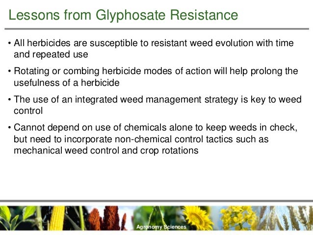 glyphosate resistance