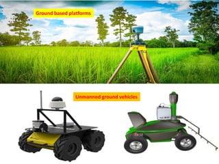 Unmanned ground vehicles
Ground based platforms
 