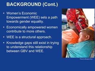 Perspectives on Gender-Based Violence and Women’s Economic Empowerment in Sub-Saharan Africa: Challenges and Opportunities