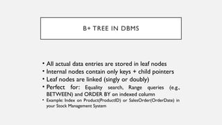ADBMS Slides that describe the query processing and the time taken to ...