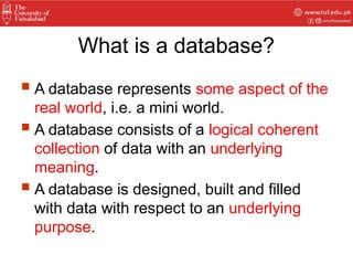 Introduction to the concept of Database Management | PPTX