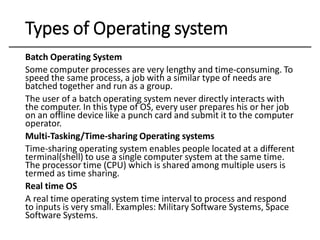 lecture 1 (Introduction to Operating System.) | PDF