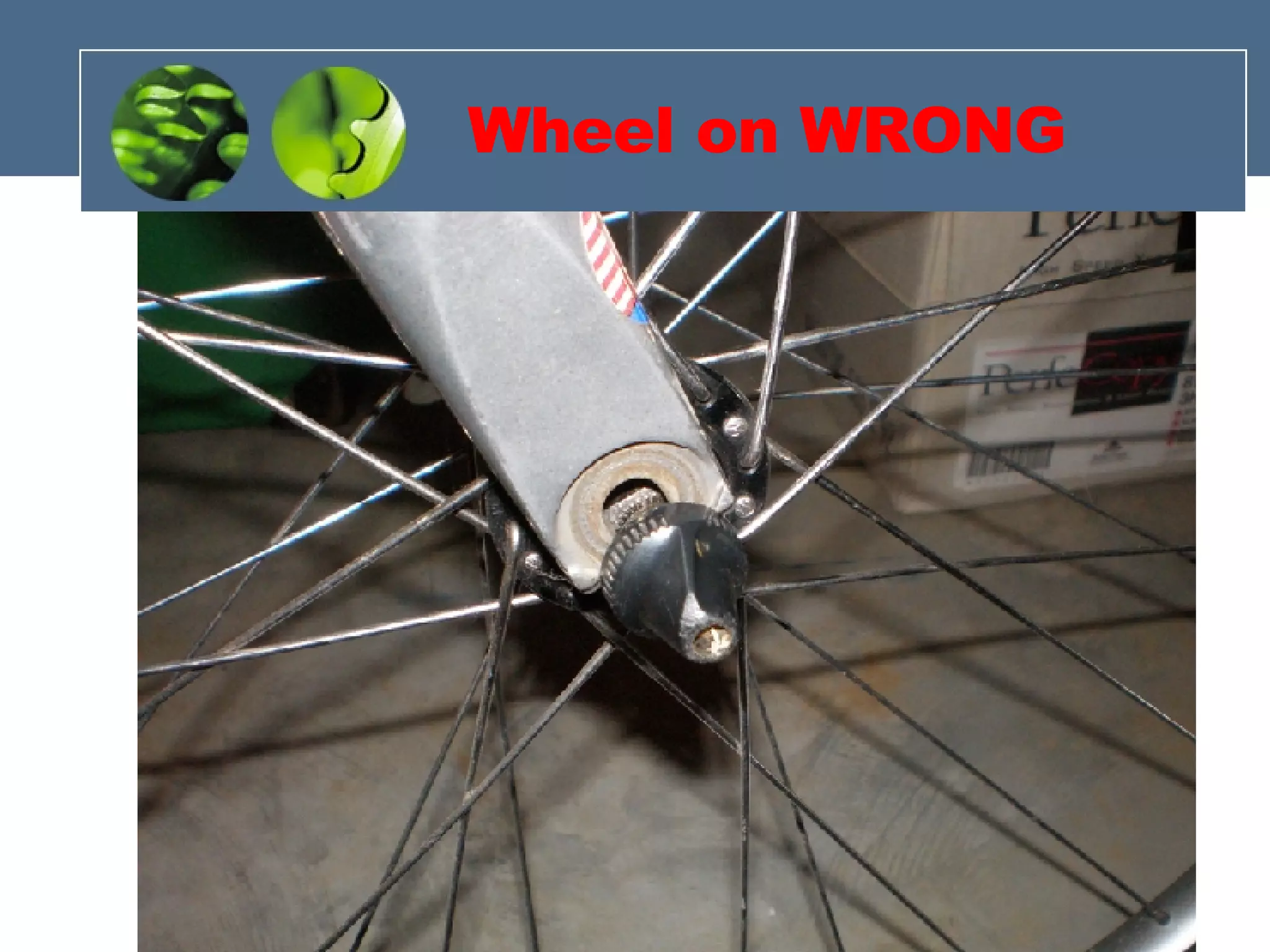 Wheel on WRONG 