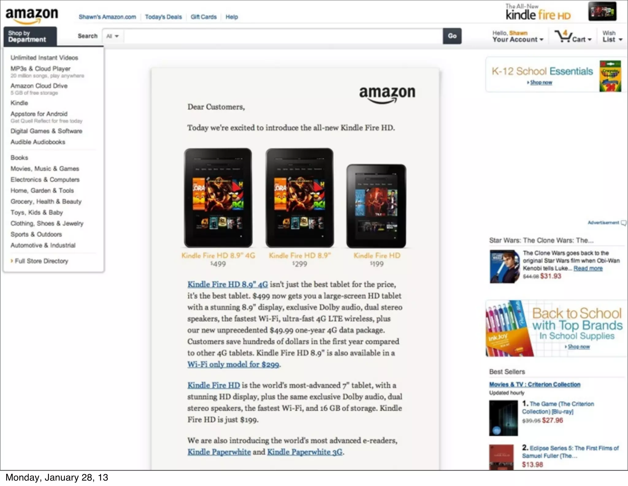 Three layers of web design
 