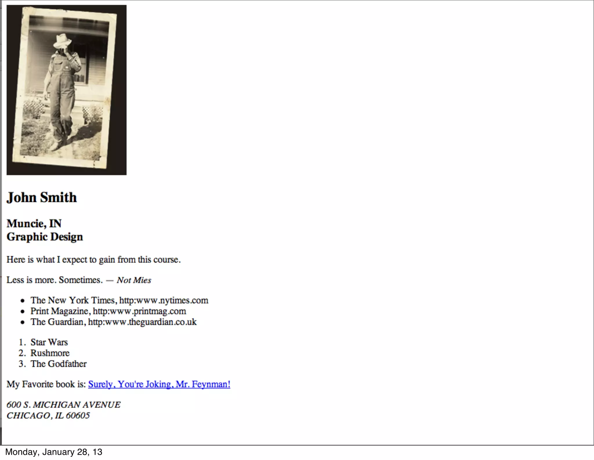 Where did those text styles come from?
All browsers have what is called a
“client stylesheet” that applies formatting
to your html elements, such as text size, font,
color, margins, line-height, and much more.
Your custom css overrides
some of these default styles.
 