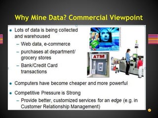 Why Mine Data? Commercial Viewpoint
 