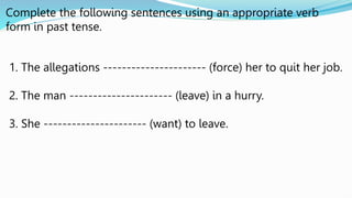 Sentence With Forcible WEEK-1-PPT-ENGLISH-Q4-G6 POWERPOINT PRESENTATION | PPTX