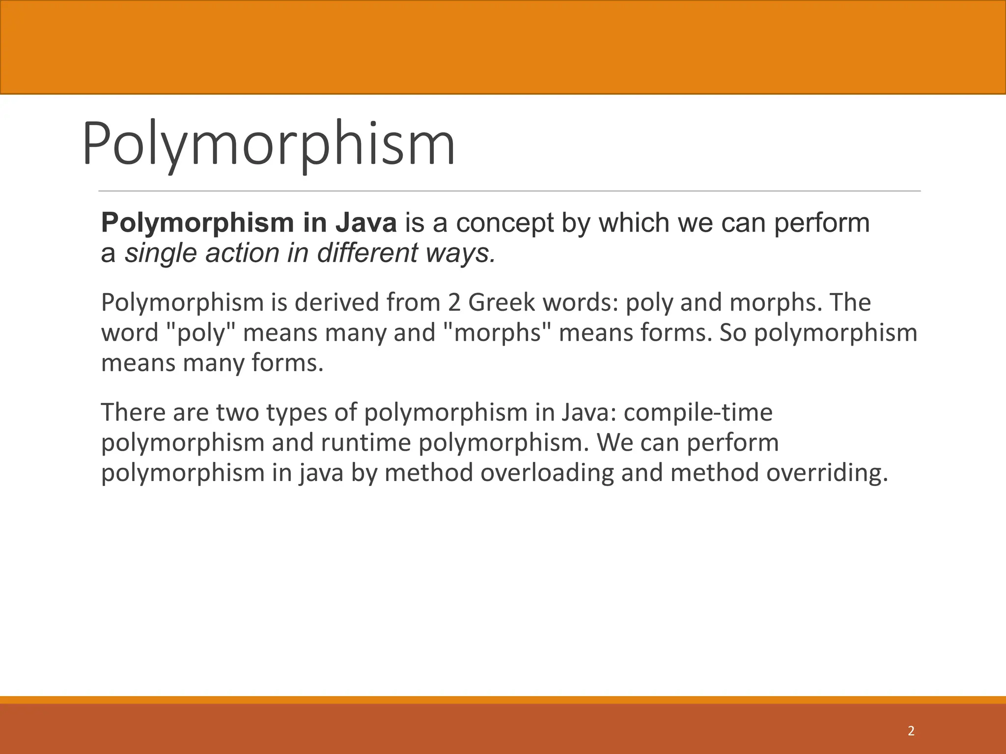 Polymorphism in OPP, JAVA, Method overload.pptx