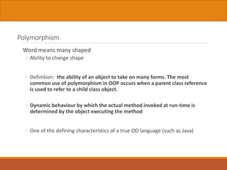 polymorphic reference Images High Quality Grahic Polymorphism in OPP, JAVA, Method overload.pptx