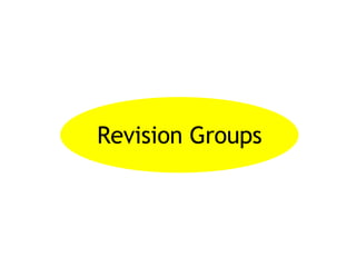 Revision Groups 
