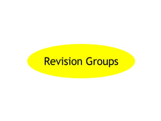 Revision Groups 