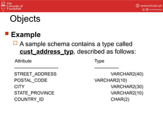 Components of Object-Oriented Data Model | PPTX