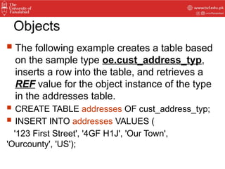 Components of Object-Oriented Data Model | PPTX