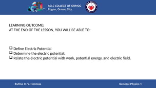 Comprehensive Overview of Electric Potential in Physics | PPTX