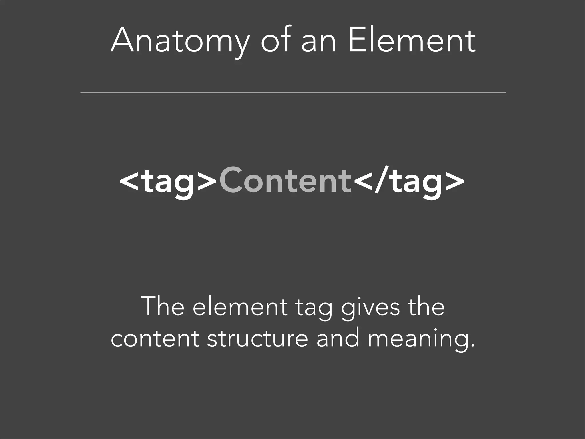 HTML Elements

 