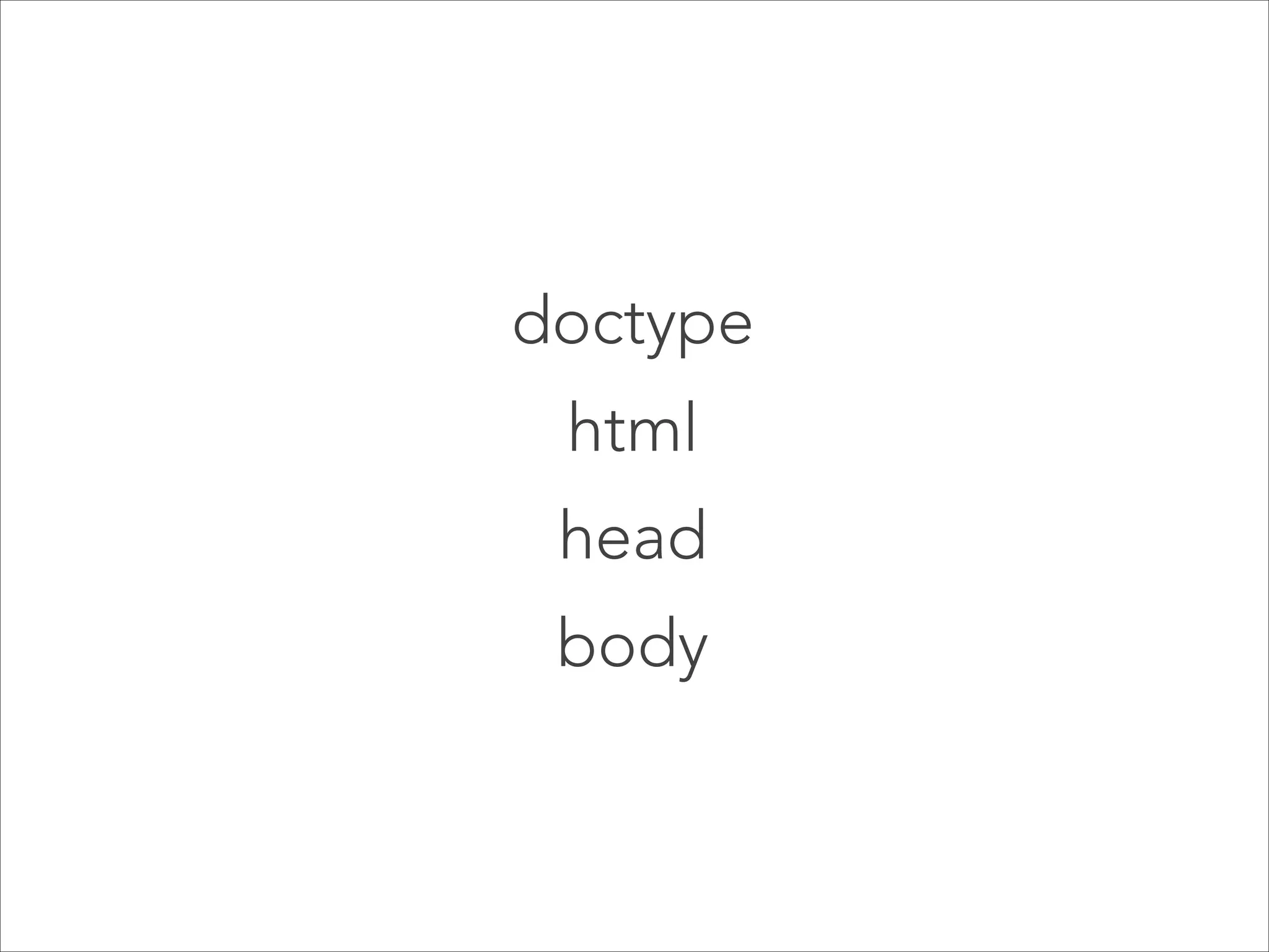 Anatomy of an Element  

<div class=”left-nav”></div> 
Attributes always follow the same 
format: name=”value”. You can use  
either single or double quotes.  

 