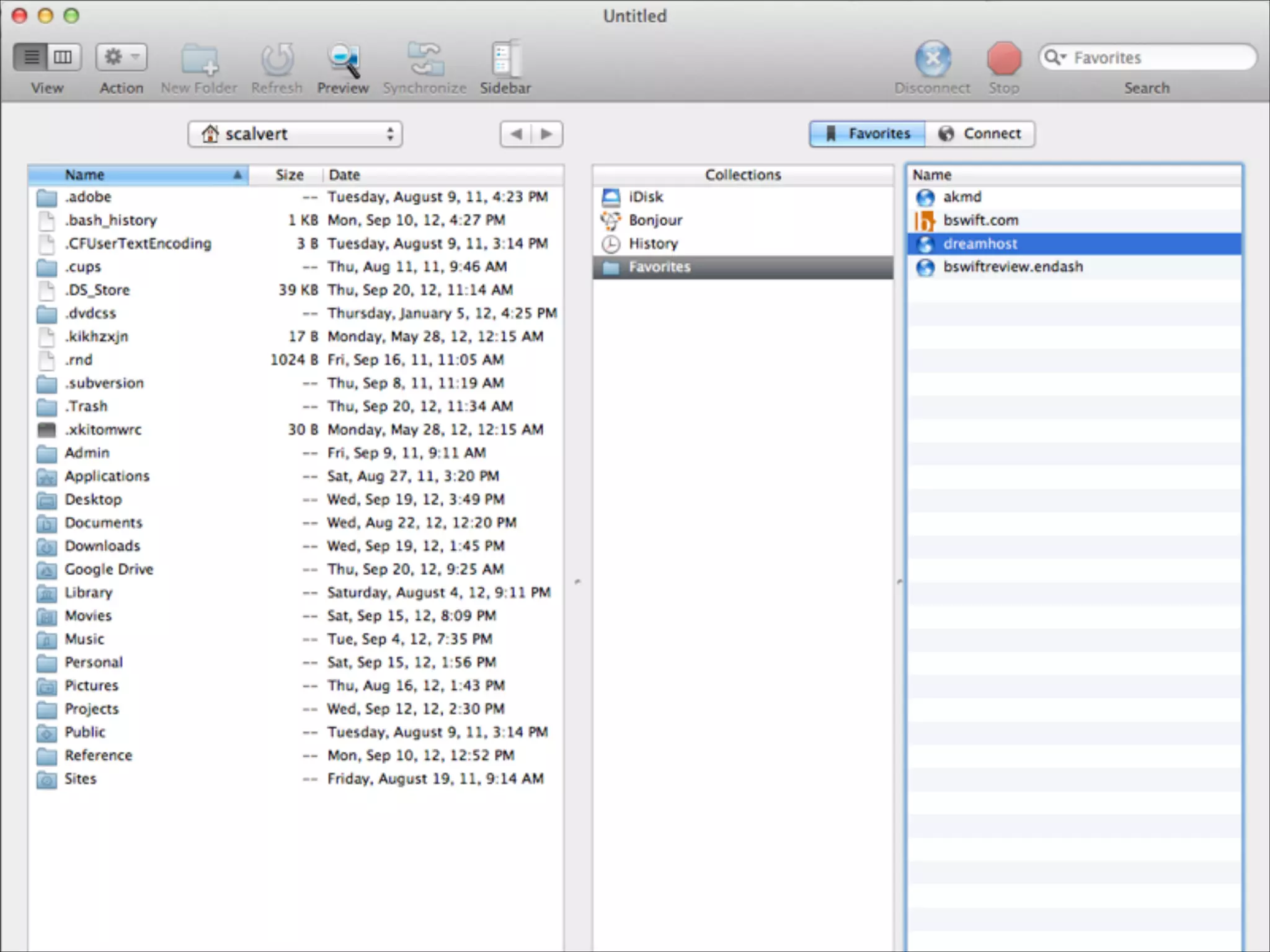 File Transfer Protocol 

Local 
(your computer) 

Host 
(www) 

 