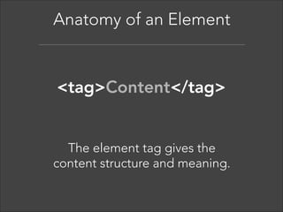 HTML Elements

 