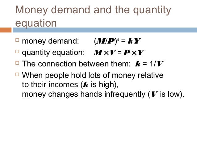 Week 2b Money And Inflation