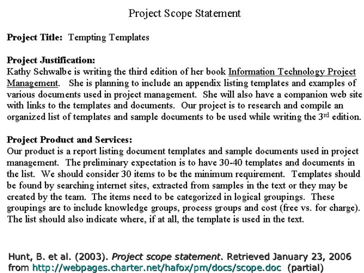the project management process week 3