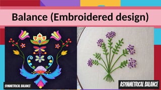 Balance (Embroidered design)
 