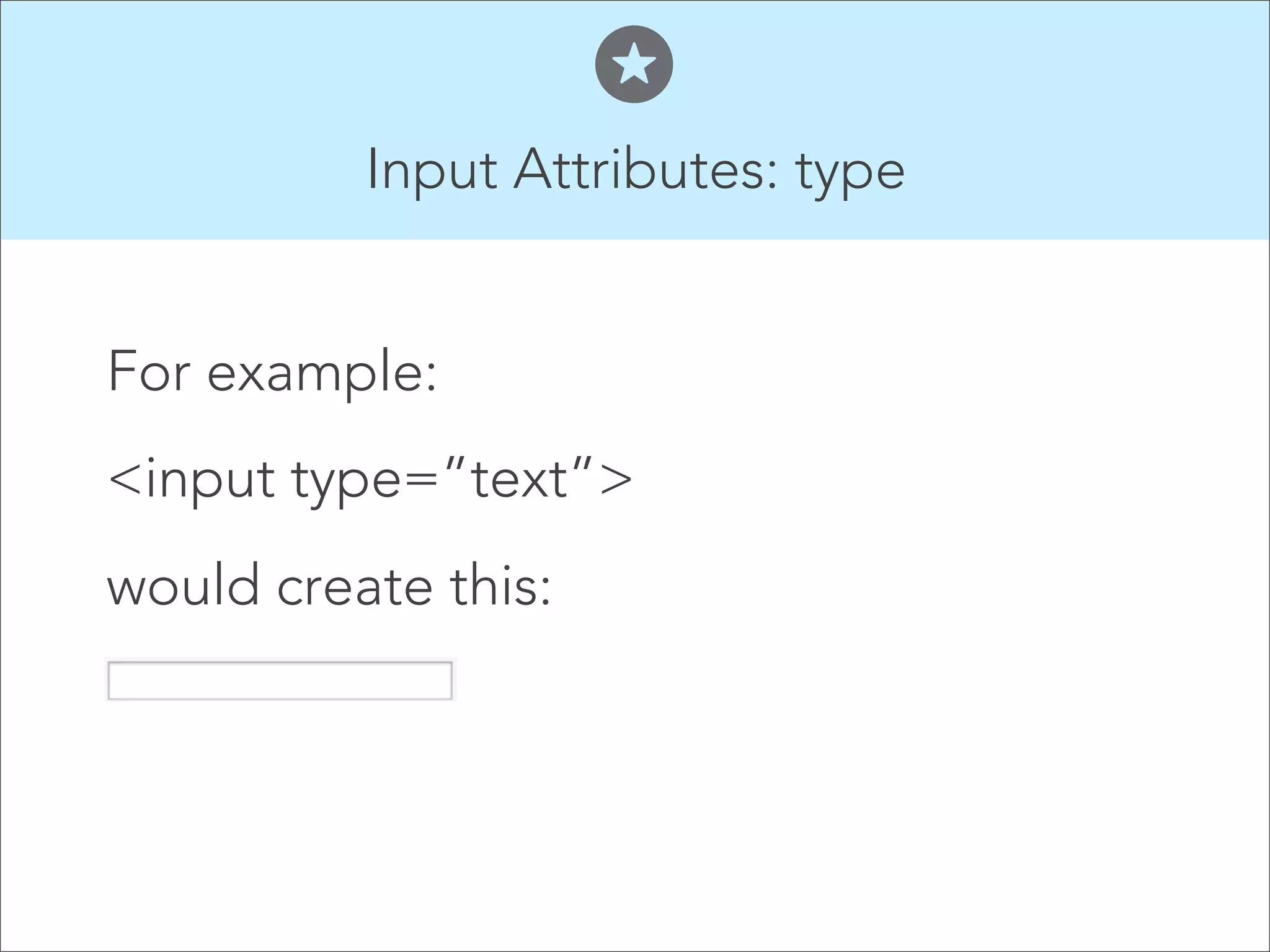 Adding Text

 
Text Input 

Password Input 

Text Area 

 
