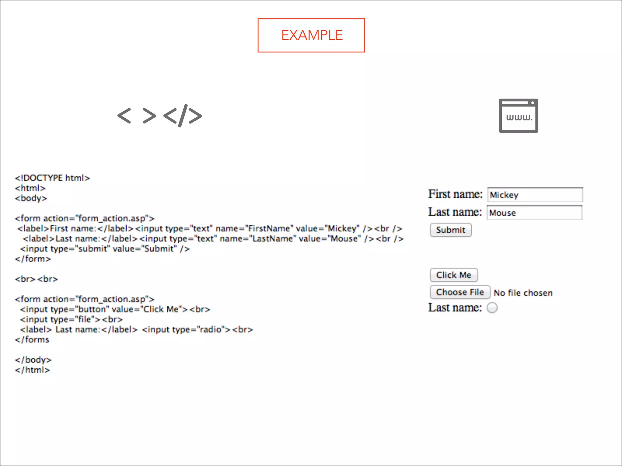 Adding Text: Examples

 
Text Input 

 