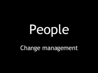 People Change management 