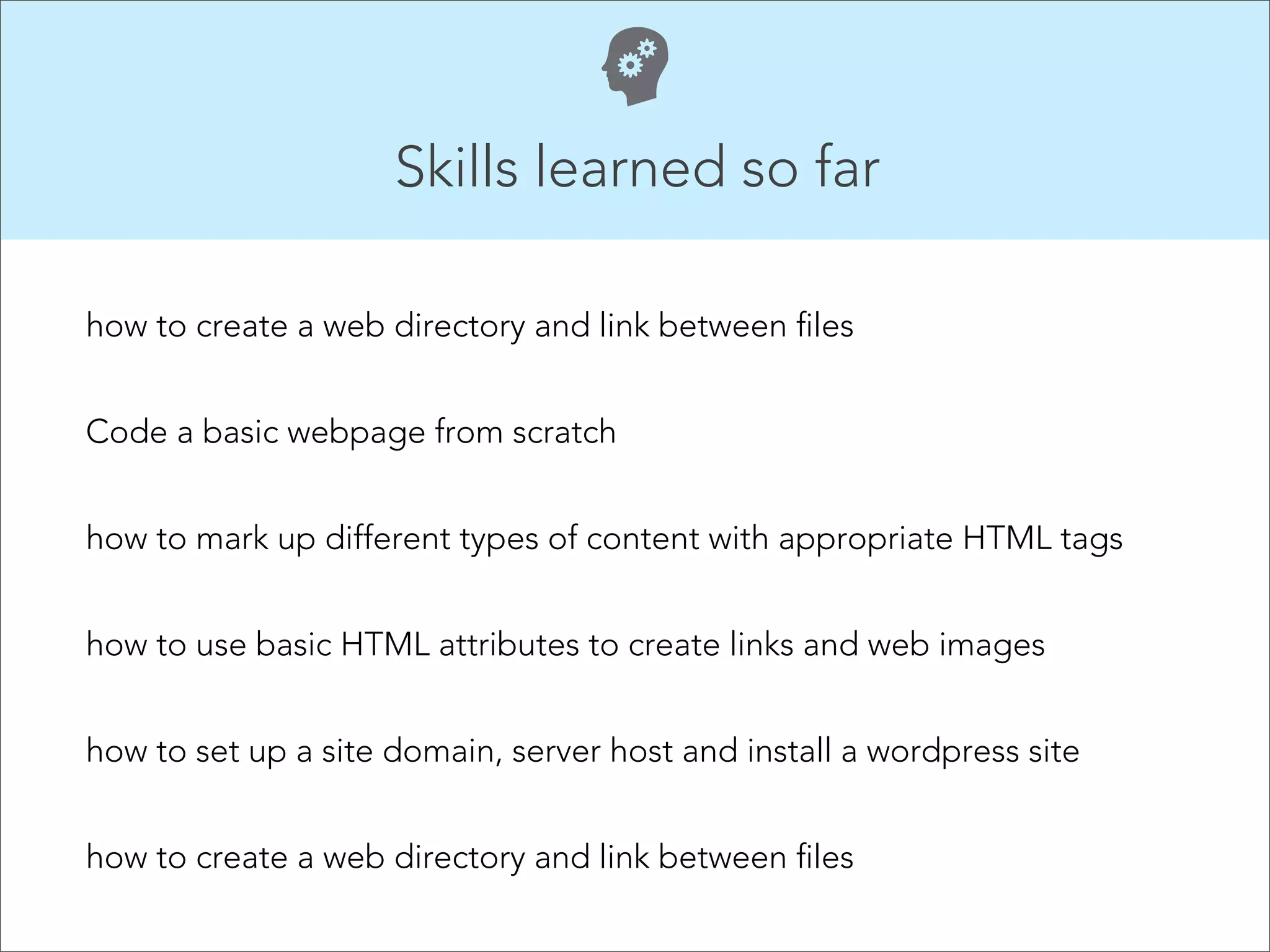 For Starters ! ! Post assignment and blog post Review student blog posts Instructor review of Assign 3 HTML refresher exercise ! ! 