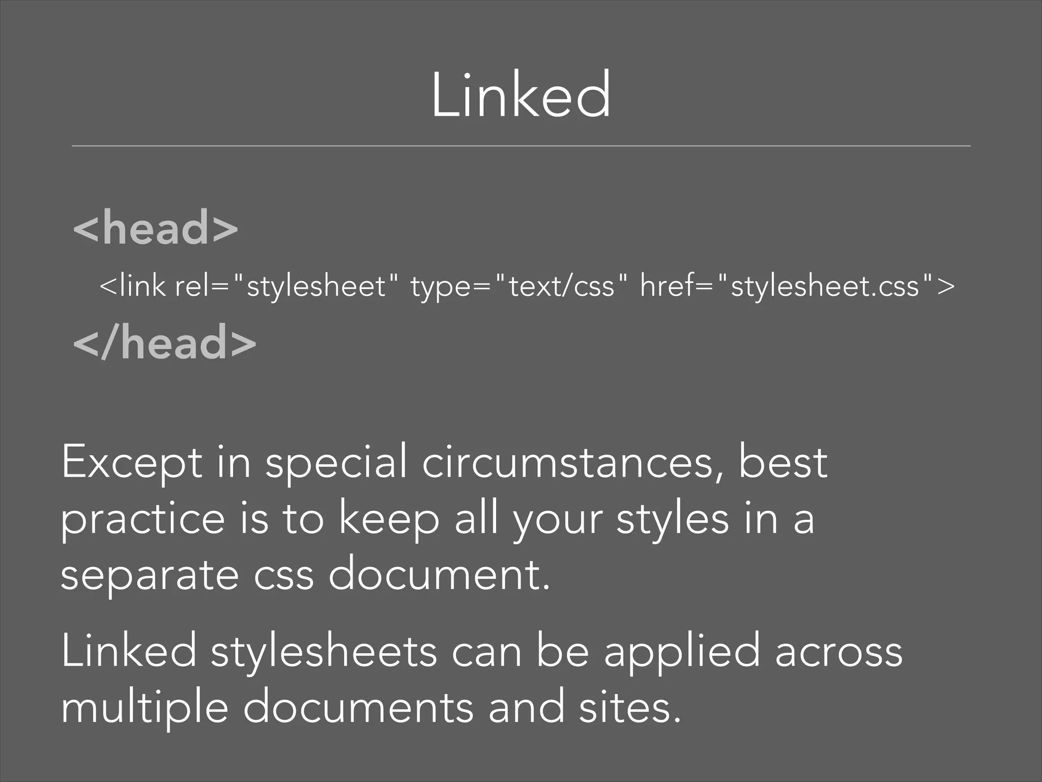 The concept is very similar to how you create stylesheets in InDesign. 