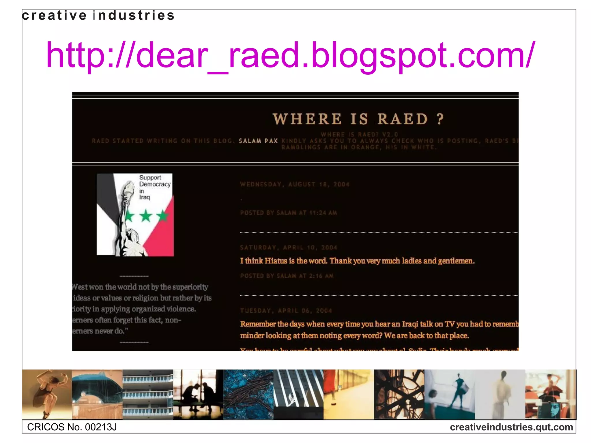 http://dear_raed.blogspot.com/   