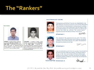 CS 292-1: Beyond the One Way Web  (beyondtheonewayweb.wordpress.com) 