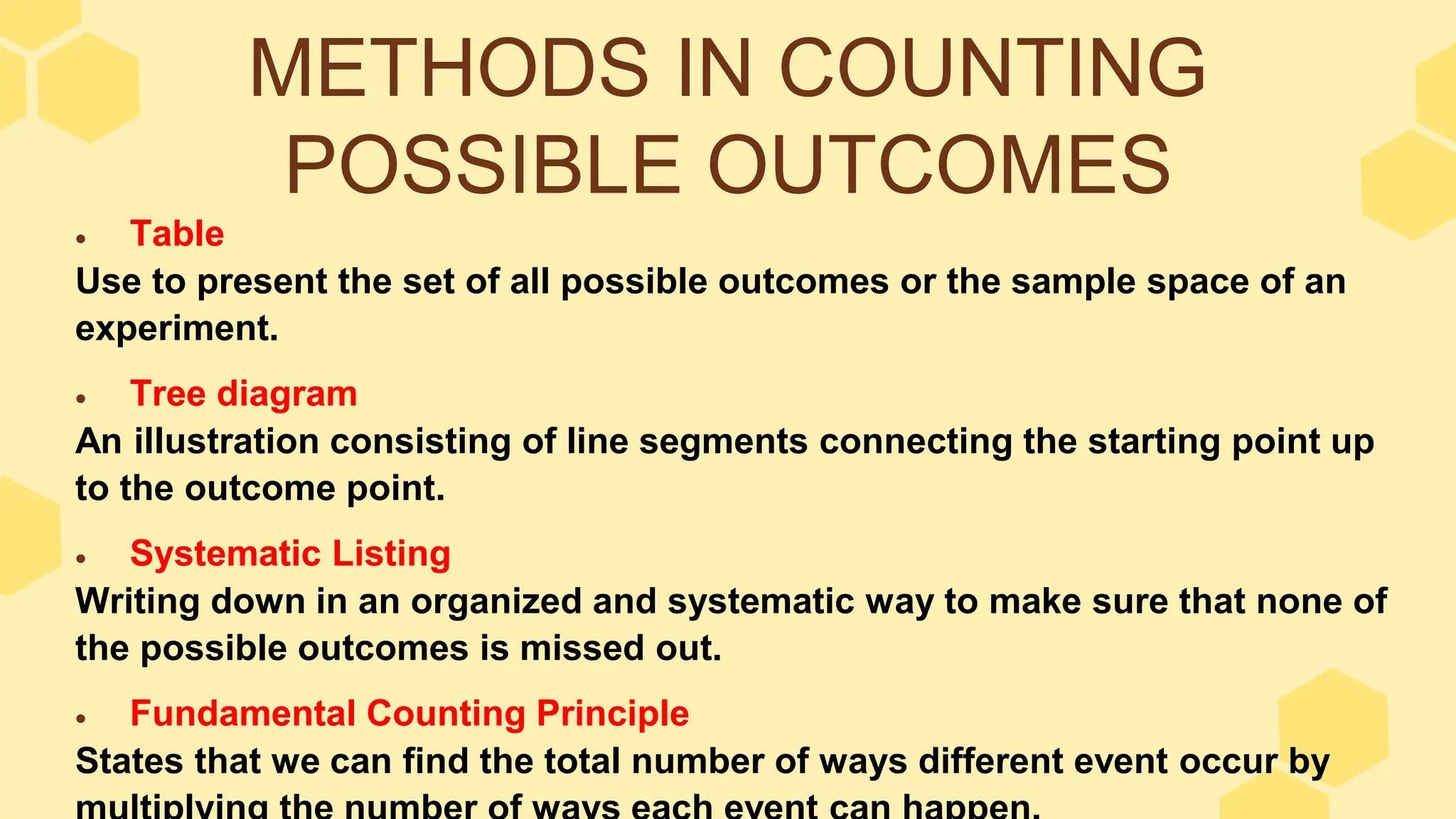 Fundamental counting principle ppt lesson 2 ppt