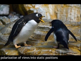 polarization of views into static positions 