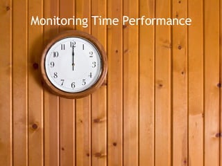 Monitoring Time Performance 