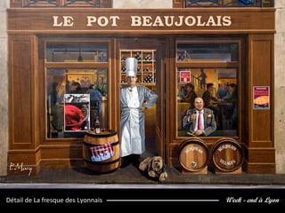 Week - end à LyonDétail de La fresque des Lyonnais
 