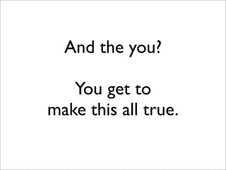 Week Thirteen - What\'s Next