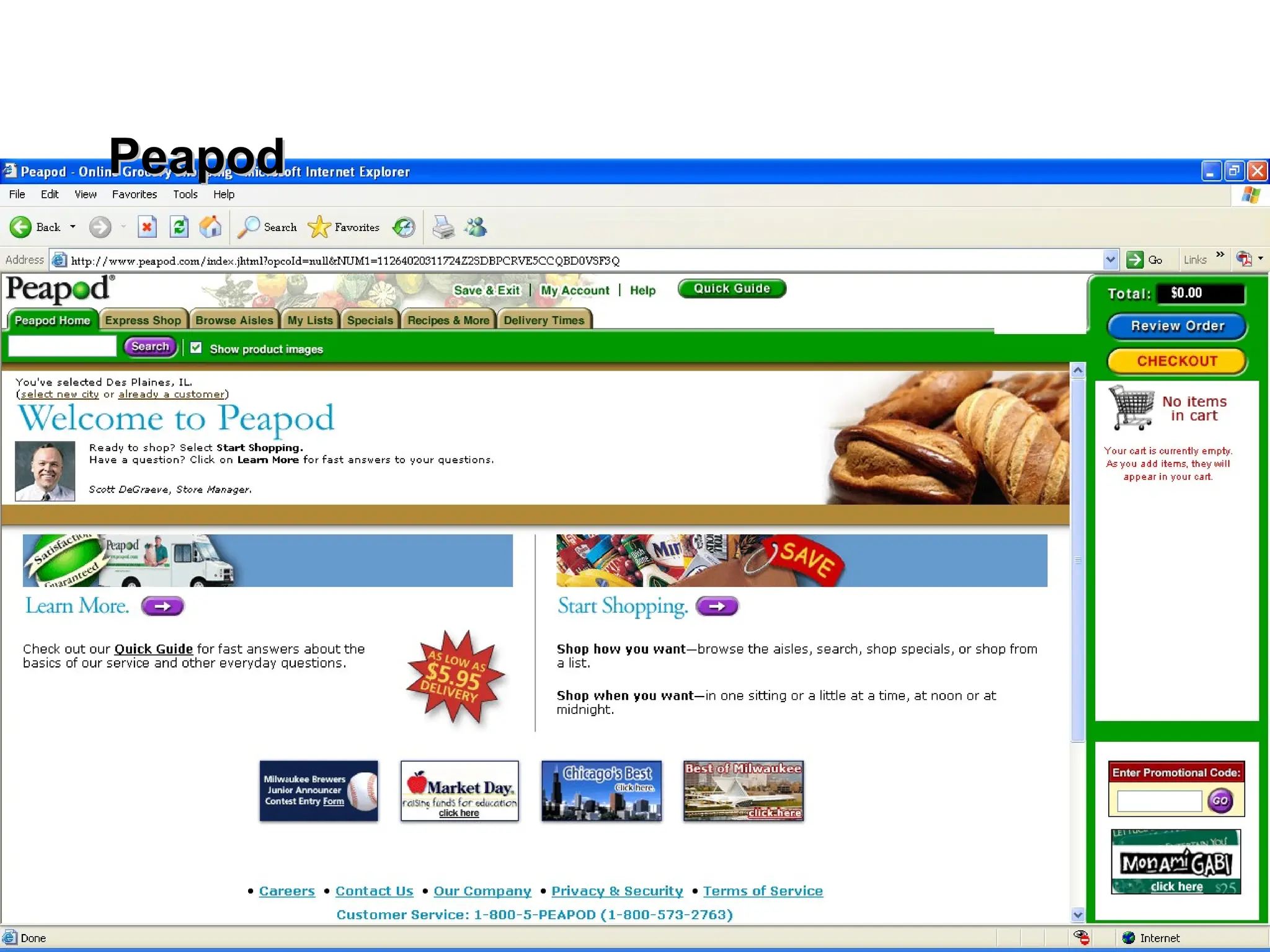 25
EMBA 226 • College of Business Administration • California State University, Sacramento
Peapod
Peapod
 