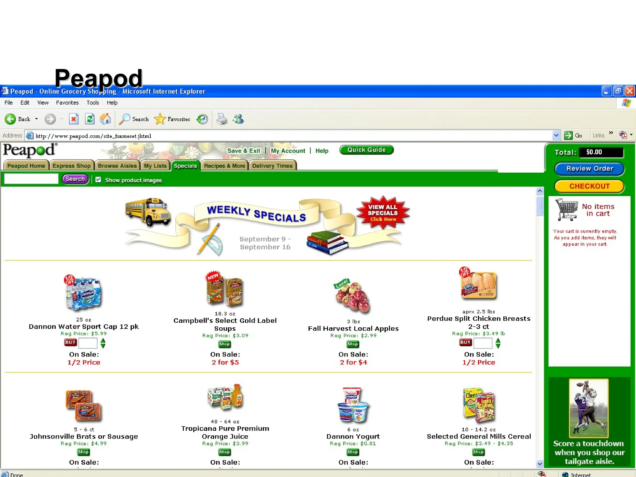 26
EMBA 226 • College of Business Administration • California State University, Sacramento
Peapod
Peapod
 