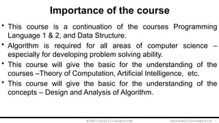 Week 01 (Introduction to Algorithm Course).pptx
