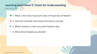 Comprehensive Grade 7 Science Lesson on Properties of Matter with ...