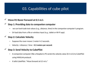 Week 03 PS Mavlink protocol and cubepilot.pptx